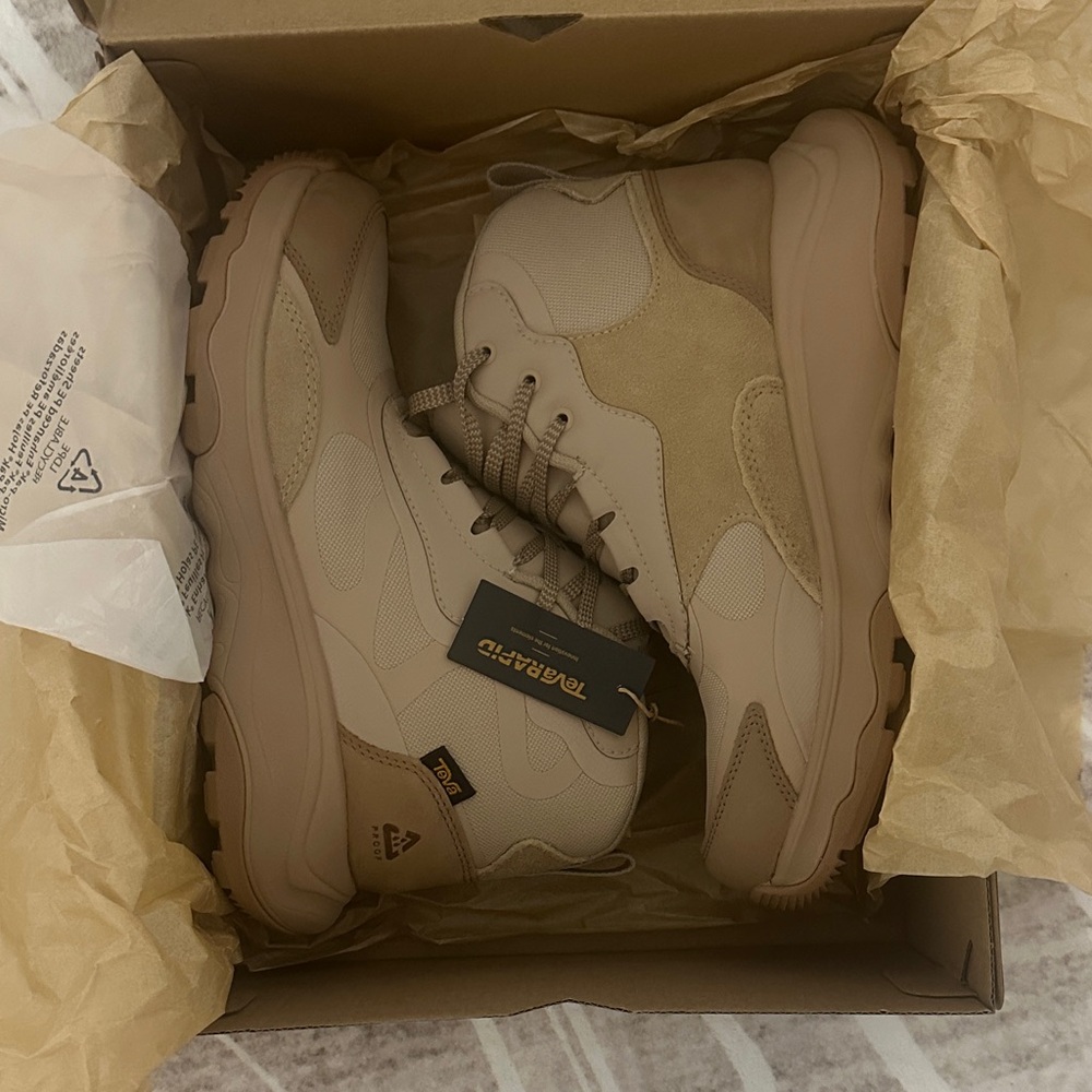 Teva Beige Tactical Boots